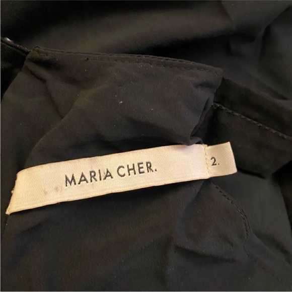 Maria Cher Elegant Black  gemstone embellished Jumpsuit, M - Picture 9 of 12